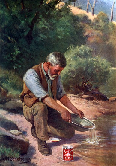 'The Prospector', 1908-1909.Artist: Jan Hendrik Scheltema