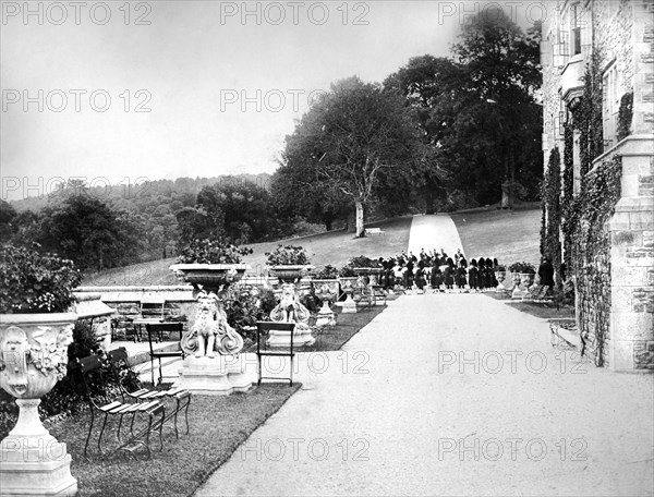 Rear Garden, Flete, c1882. Artist: Unknown