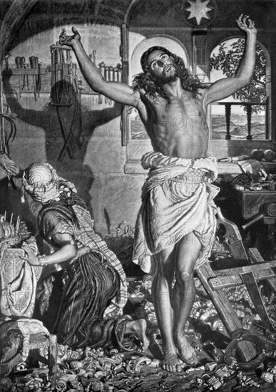 'The Shadow of the Cross', 1926.Artist: William Holman Hunt