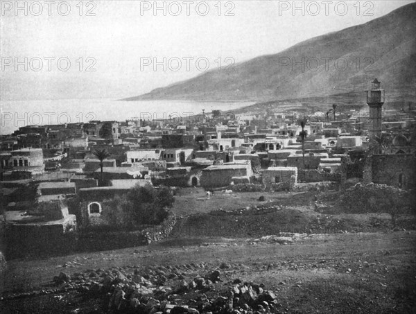 Tiberias and the Lake of Galilee, 1926. Artist: Unknown