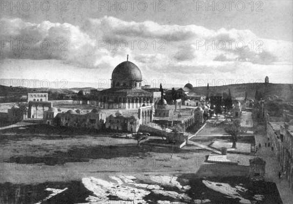 The Mosque of Omar on the site of the ancient temple, Bethlehem, Israel, 1926. Artist: Unknown