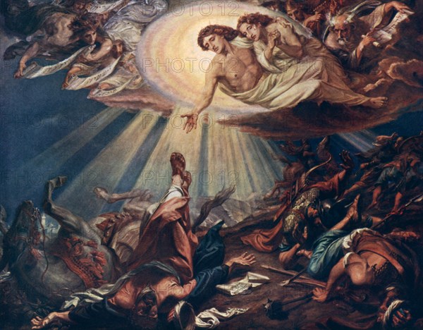 'The Conversion of Saul of Tarsus', 1926.Artist: Frederic Shields