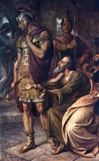 St Paul at Rome, 1926.Artist: Frederic Shields