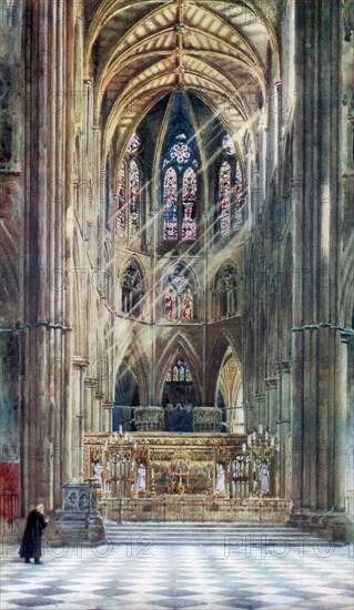 Westminster Abbey, London, 1902. Artist: Alfred Hugh Fisher