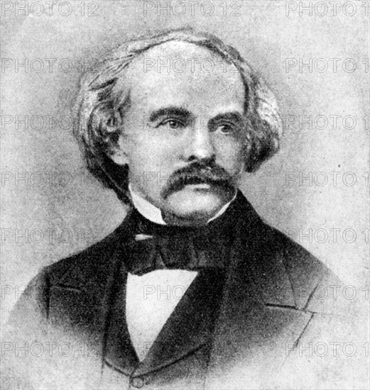 'Nathaniel Hawthorne, Author of Tanglewood Tales', 1923.Artist: Rischgitz Collection