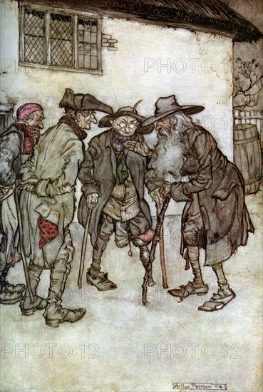 'Rip Van Winkle', 1923.Artist: Arthur Rackham