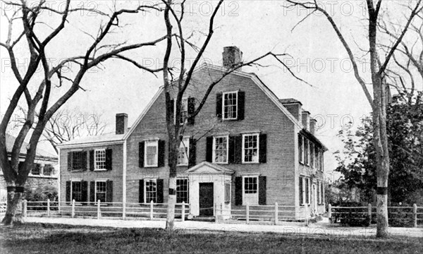 'The House of Oliver Wendell Holmes at Cambridge, Mass., U.S.A', 1923.Artist: Rischgitz Collection