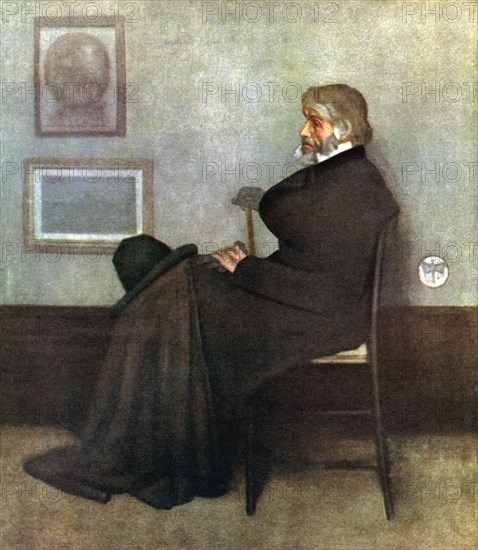 'Thomas Carlyle', (1923).Artist: Medici Society Ltd