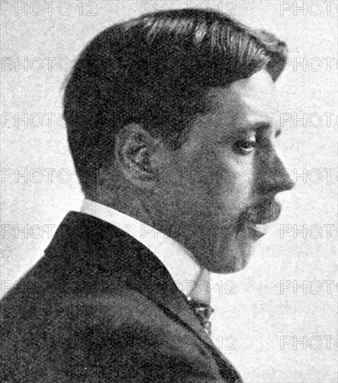 'Arnold Bennett', The novelist of the 'Five Towns', (1923).Artist: Emil Otto Hoppe