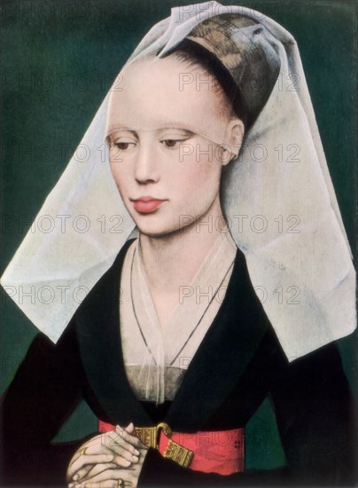 'Portrait of a Lady', c1460 (1927)Artist: Rogier Van der Weyden