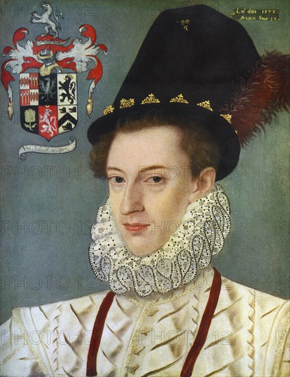 Sir Edward Hoby, (1560-1617). Artist: Unknown