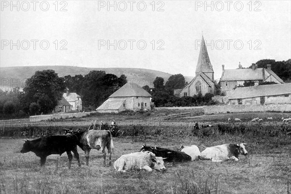 A village church, 1926. Artist: Unknown