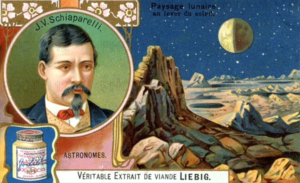 Giovanni Virginio Schiaparelli, Italian astronomer, (c1900). Artist: Unknown