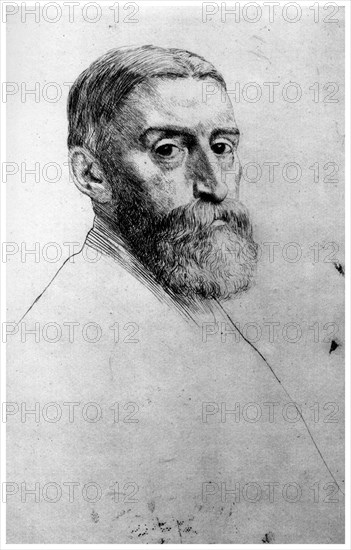 'Sir E Poynter', c1860-1910 (1924)Artist: Alphonse Legros
