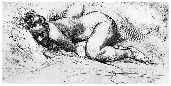 'L'Espiegle', c1875-1925 (1924). Artist: Armand Berton