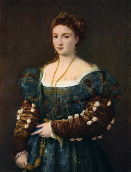 Portrait of a Noblewoman, or La Bella', c1536, (1937). Artist: Titian