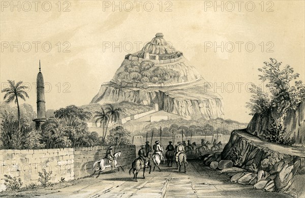 'Dowlatabad, India', 1847. Artist: Unknown