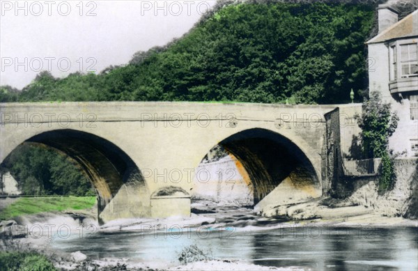 Bridge over the River Allan, Bridge-of-Allan, Stirling, 1926.Artist: Cavenders Ltd