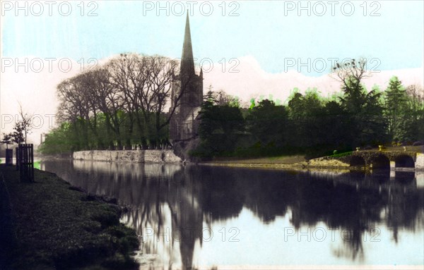 Holy Trinity Church, Stratford-upon-Avon, Warwickshire, 1926.Artist: Cavenders Ltd