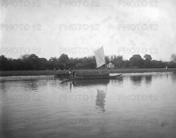 Hooghly River, Alipore, India, 1905-1906. Artist: FL Peters