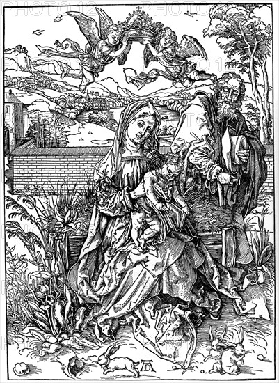 'The Holy Family with the Three Hares', 1497, (1936). Artist: Albrecht Dürer