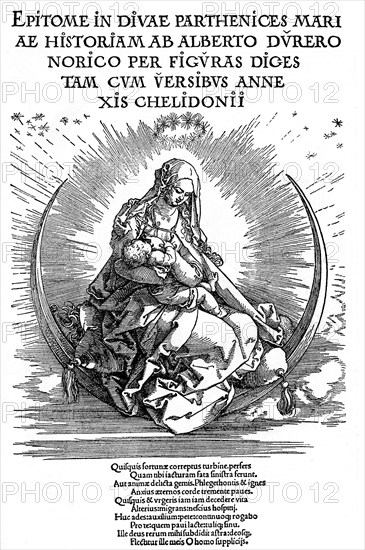 'Madonna as Nursing Mother and Divine Being', 1511, (1936). Artist: Albrecht Dürer