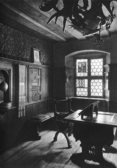 Albrecht Dürer's work room, Nuremberg, 1936. Artist: Albrecht Dürer