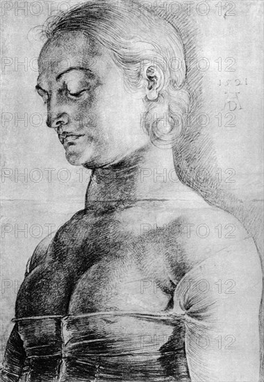 'Holy Apollonia', 1521, (1936). Creator: Albrecht Durer.