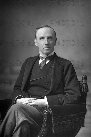 John Morley (1838-1923), 1st Viscount Morley of Blackburn, 1890.Artist: W&D Downey