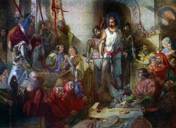 'The Trial of Sir William Wallace', 1925. Artist: Unknown