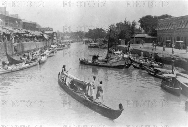 Ashar Creek, Basra, Iraq, 1917. Artist: Unknown