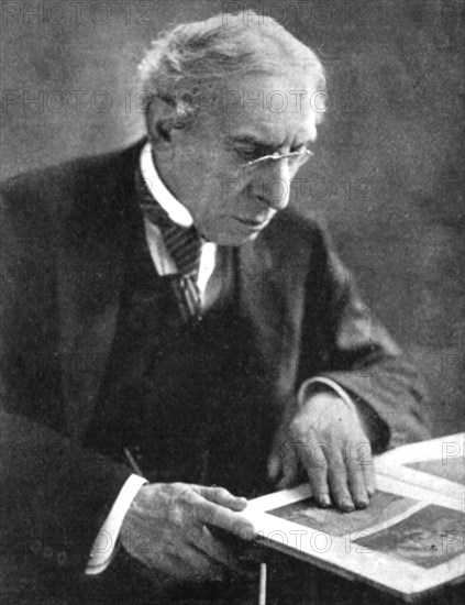 Israel Zangwill (1864-1926), English-born Zionist and writer, early 20th century. Artist: Unknown