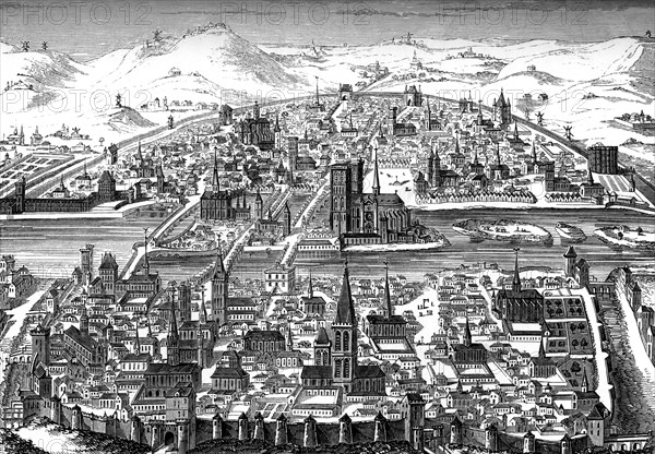 Paris, France, 1607.Artist: A Bisson