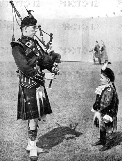 National costumes preserved in army uniform, 1936.Artist: Fox