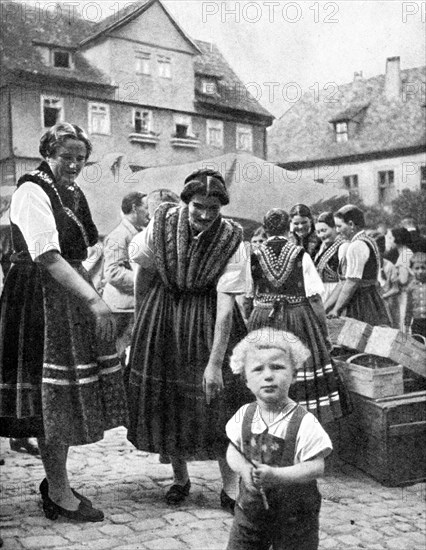 Traditional costume, South Germany, 1936. Artist: Unknown