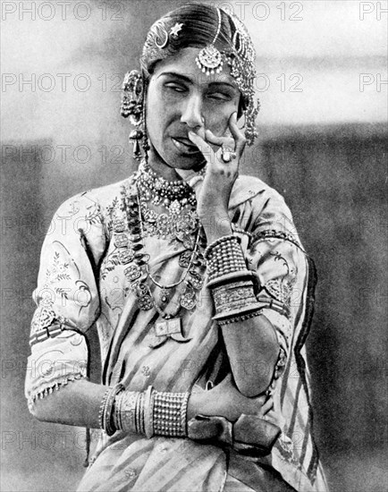 Indian nautch girl, 1936. Artist: Unknown