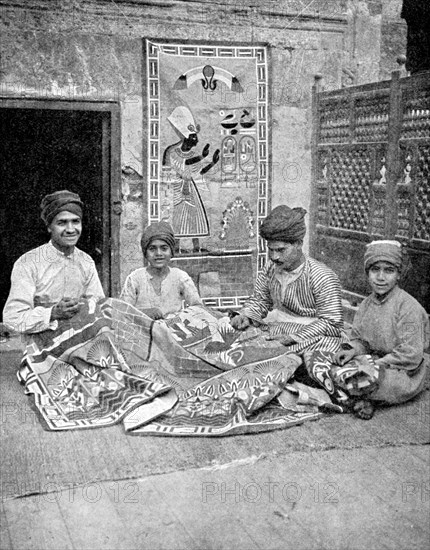 Craftsmen, Cairo, Egypt, Africa, 1936.Artist: Donald McLeish