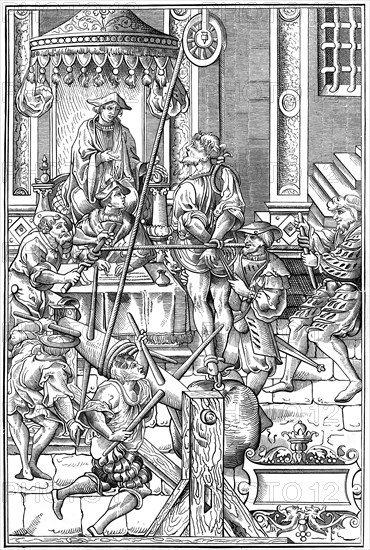 Torture, 1541 (1849).Artist: A Bisson