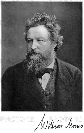 William Morris, 19th-century English artist, writer, socialist and activist, (1901). Artist: Unknown