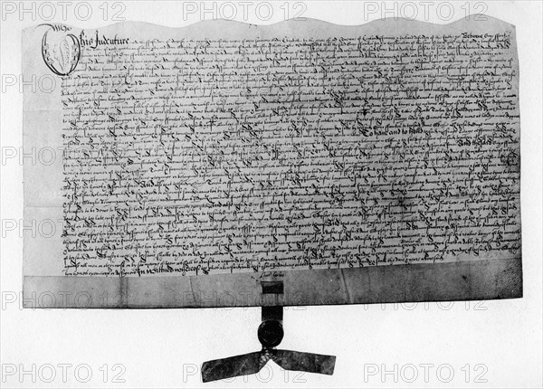 Indenture for the sale of land, signed by Guy Fawkes, early 17th century (1901). Artist: Unknown