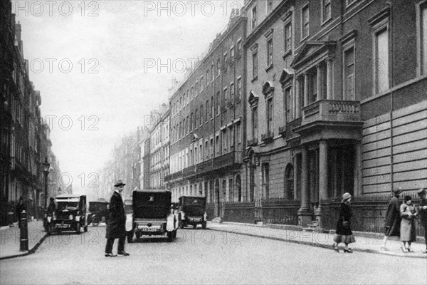 Harley Street, London, 1926-1927.Artist: Whiffin
