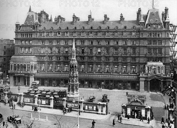 Charing Cross railway station, London, 1926-1927.Artist: McLeish