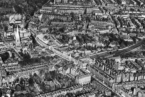 An aerial view of Kensington, London, 1926-1927.Artist: Aerofilms