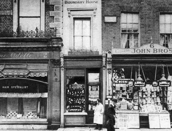 Boundary House, Notting Hill Gate, London, 1926-1927. Artist: Unknown