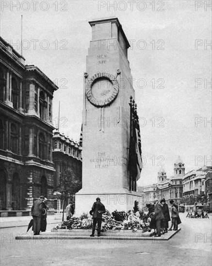 The Cenotaph, Whitehall, London, 1926-1927. Artist: McLeish