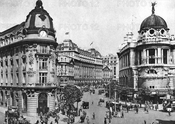 The western entrance to the Aldwych Crescent, London, 1926-1927. Artist: McLeish