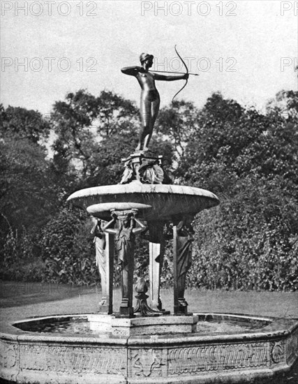 Artemis fountain, Hyde Park, London, 1926-1927. Artist: McLeish