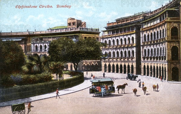 Elphinstone Circles, Bombay, India, early 20th century. Artist: Unknown