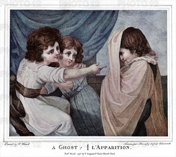 'A Ghost', 1905.Artist: Henri-Arthur Bonnefoy