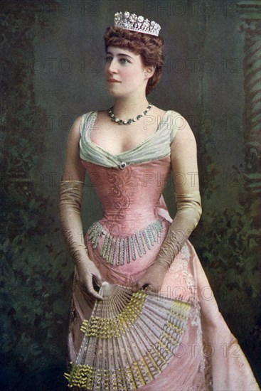 Lillie Langtry (1853-1929), English actress, 1899-1900.Artist: W&D Downey
